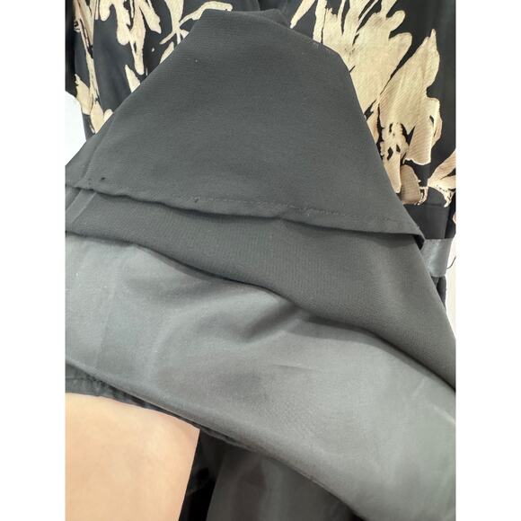 Y2K Robbie Bee Black/Gold Dress w/Stain Ribbon- Size 12 - Picture 10 of 13